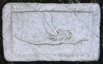 Oblong Concrete Faerie Garden Plaque